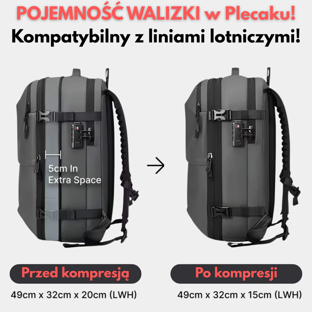 Vify™ Kompresyjny Plecak Podróżny